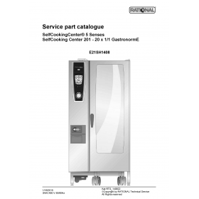 Деталировка Пароконвектомат электр. Rational SCCWE201-3NAC400V50-60Hz E21SH1408-