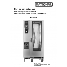 Деталировка Пароконвектомат электр. Rational SCCWE201-3NAC400V50-60Hz E21SI1604-