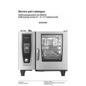 Деталировка Пароконвектомат электр. Rational SCCWE61-3NAC400V50-60Hz E61SI1603-