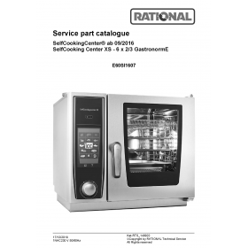 Деталировка Пароконвектомат электр. Rational SCCXS6-2-3E-1NAC230V50-60Hz