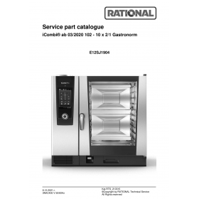 Деталировка Пароконвектомат электр. Rational iCP-10-2-1E-3NAC400V50-60Hz E12SJ1904-