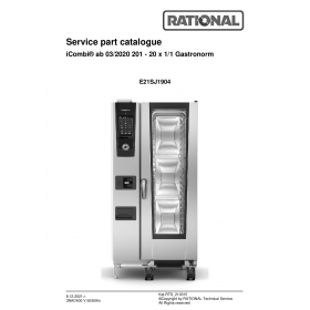 Деталировка Пароконвектомат электр. Rational iCP-20-1-1E-3NAC400V50-60Hz E21SJ1904-