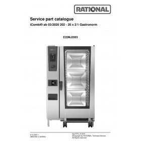 Деталировка Пароконвектомат электр. Rational iCP-20-2-1E-3NAC400V50-60Hz E22MJ2003-