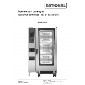 Деталировка Пароконвектомат электр. Rational iCP-20-2-1E-3NAC400V50-60Hz E22MJ2011-