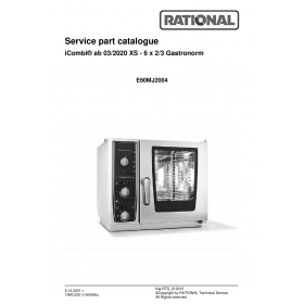 Деталировка Пароконвектомат электр. Rational iCP-XS-6-2-3E-1NAC230V50-60Hz E60MJ2004-