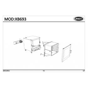 Деталировка Печь с горячим обдувом электр. Unox XB693-0D12