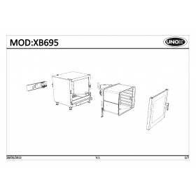 Деталировка Печь с горячим обдувом электр. Unox XB695-0D13