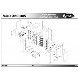 Деталировка Печь с горячим обдувом электр. Unox XBC1005 201011-