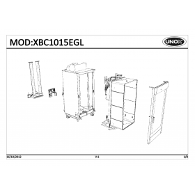 Деталировка Печь с горячим обдувом газ. Unox XBC1015EGL-0D00