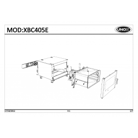 Деталировка Печь с горячим обдувом электр. Unox XBC405E-0D00