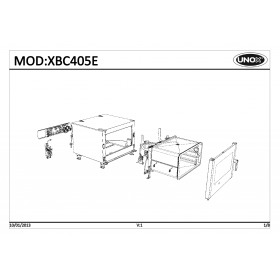 Деталировка Печь с горячим обдувом электр. Unox XBC405E-0D01