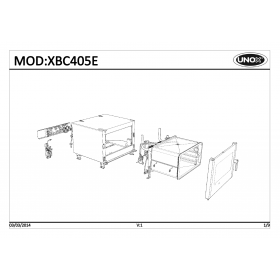 Деталировка Печь с горячим обдувом электр. Unox XBC405E-0D03