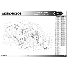 Деталировка Печь с горячим обдувом электр. Unox XBC604 200802-