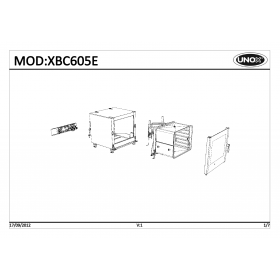 Деталировка Печь с горячим обдувом электр. Unox XBC605E-0D00