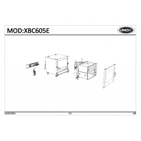 Деталировка Печь с горячим обдувом электр. Unox XBC605E-0D01