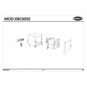 Деталировка Печь с горячим обдувом электр. Unox XBC605E-0D03