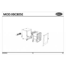 Деталировка Печь с горячим обдувом электр. Unox XBC805E-0D00