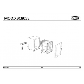 Деталировка Печь с горячим обдувом электр. Unox XBC805E-0D03