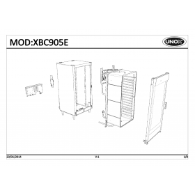 Деталировка Печь с горячим обдувом электр. Unox XBC905E-0D02