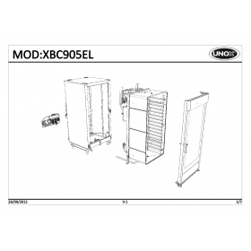 Деталировка Печь с горячим обдувом электр. Unox XBC905EL-0D00