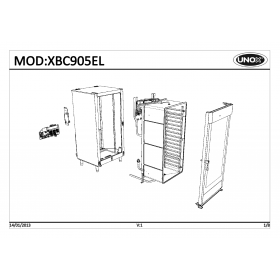 Деталировка Печь с горячим обдувом электр. Unox XBC905EL-0D01