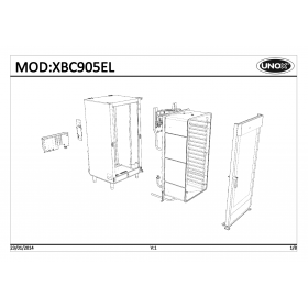 Деталировка Печь с горячим обдувом электр. Unox XBC905EL-0D02