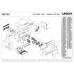 Деталировка Печь с горячим обдувом электр. Unox XBT160 200402-