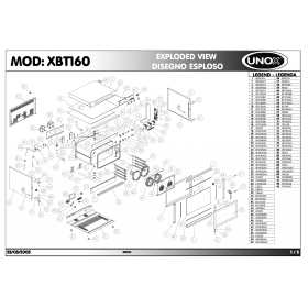 Деталировка Печь с горячим обдувом электр. Unox XBT160 200505-