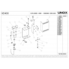 Деталировка Вытяжка кухонная Unox XC400 200406-