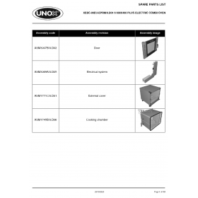 Деталировка Пароконвектомат электр. Unox XEBC-06EU-EPRM XEBC-06EU-EPRM-0.D01