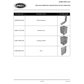 Деталировка Пароконвектомат электр. Unox XEBC-10EU-E1RM XEBC-10EU-E1RM-0.D00