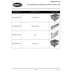 Деталировка Печь с горячим обдувом электр. Unox XEFT-04EU-EMRV XEFT-04EU-EMRV-0.D03