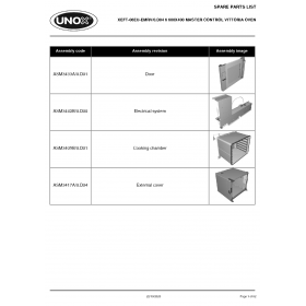 Деталировка Печь с горячим обдувом электр. Unox XEFT-06EU-EMRV XEFT-06EU-EMRV-0.D04