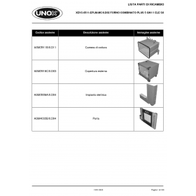 Деталировка Пароконвектомат электр. Unox XEVC-0511-EPLM-MC 0.D02