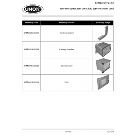 Деталировка Пароконвектомат электр. Unox XEVC-0511-EZRM XEVC-0511-EZRM-0.D01