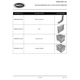 Деталировка Пароконвектомат электр. Unox XEVC-0621-EPRM XEVC-0621-EPRM-0.D00