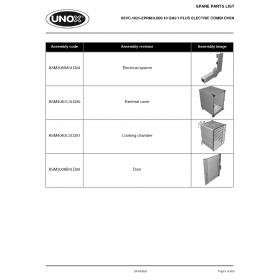 Деталировка Пароконвектомат электр. Unox XEVC-1021-EPRM XEVC-1021-EPRM-0.D00