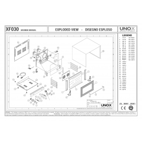 Деталировка Печь с горячим обдувом электр. Unox XF030 200105-