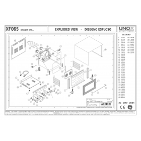 Деталировка Печь с горячим обдувом электр. Unox XF065 200105-