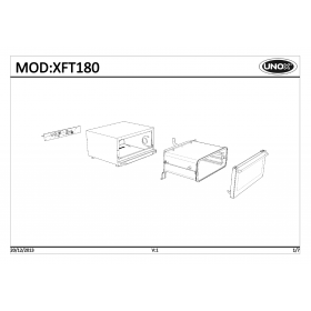 Деталировка Печь с горячим обдувом электр. Unox XFT180-0D06
