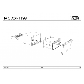 Деталировка Печь с горячим обдувом электр. Unox XFT193-0D02