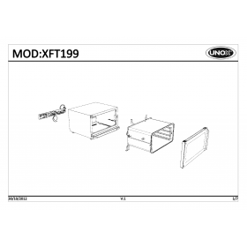 Деталировка Печь с горячим обдувом электр. Unox XFT199-0D01
