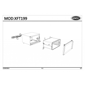 Деталировка Печь с горячим обдувом электр. Unox XFT199-0D02