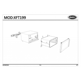 Деталировка Печь с горячим обдувом электр. Unox XFT199-0D07