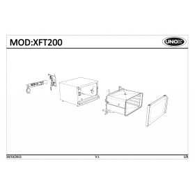 Деталировка Печь с горячим обдувом электр. Unox XFT200-0D00