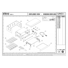 Деталировка Гриль Unox XT010 200008-