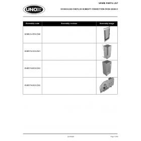 Деталировка Пароконвектомат электр. Unox XV1093 XV1093-0.D03