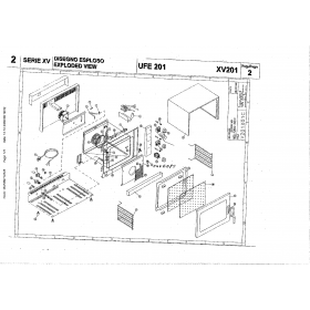 Деталировка Пароконвектомат электр. Unox XV201 199712-