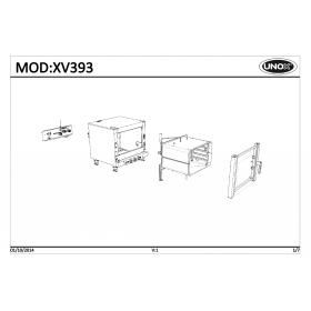 Деталировка Пароконвектомат электр. Unox XV393-0D00
