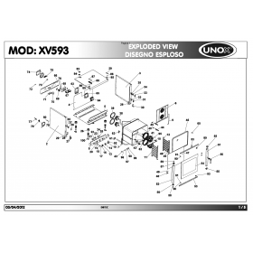 Деталировка Пароконвектомат электр. Unox XV593 201204-
